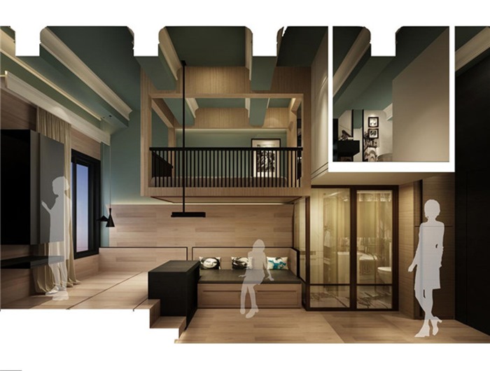 Cải tạo căn hộ 14m² thành không gian sống đa năng 3 phòng ngủ